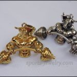 Bull pendant Crossfit jewelry