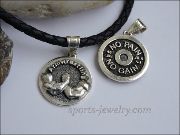 Armwrestling pendant Gym gifts