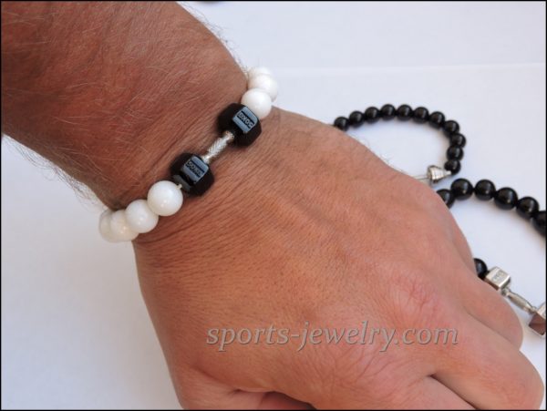 Bracelet dumbbell Sports jewelry