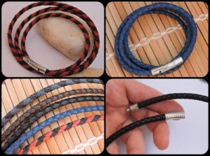 Sports jewelry Leather cord