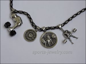 Sports jewelry Stainless steel chain Necklace