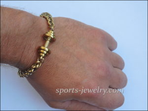 Bracelet dumbbell Workout bracelets Sports jewelry