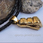 Mma jewelry gold Ufc necklace