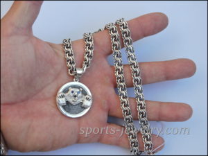 Bear necklace Gift ideas for cheer coach