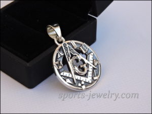 Masonic pendant Masonic necklace
