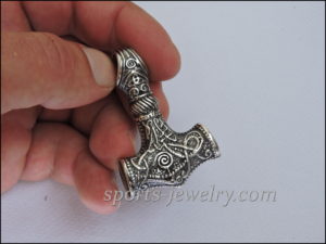 Thor's hammer pendant jewelry Silver