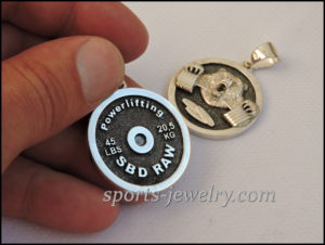 Weightlifting necklace Powerlifting gift ideas