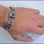 Men's Stainless steel bracelets Skull photo