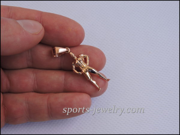 Sport jewelry Men's Physique pendant