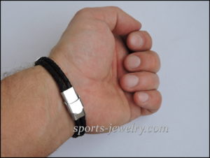 Thor's hammer Bracelets stainless steel leather