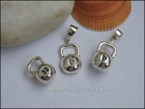 kettlebell jewellery Sport jewelry