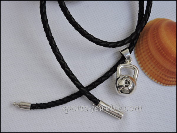kettlebell necklace jewellery