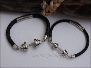 Barbell bracelets Sports gift for boy