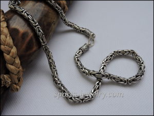Chain necklace Byzantium Fitness jewelry
