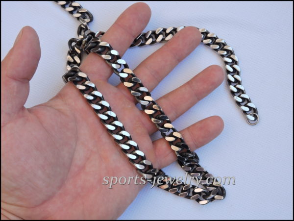 Stainless steel black necklace chain buy