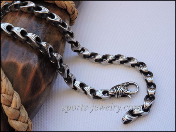 Stainless steel chain necklace Men's gift