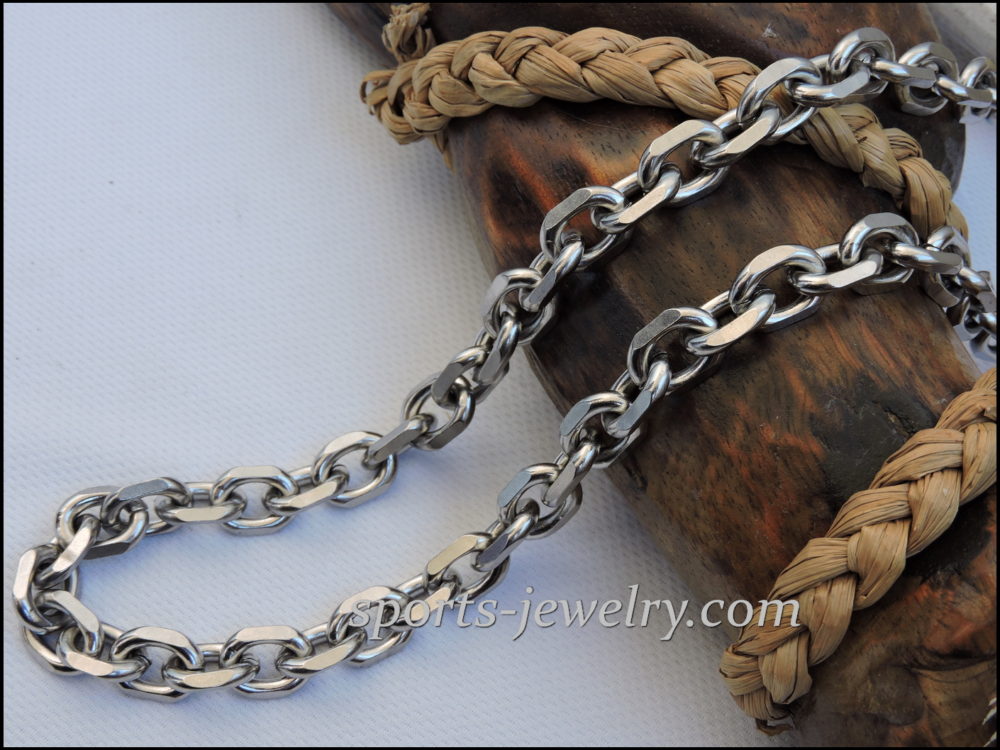Stainless steel chain necklace men's