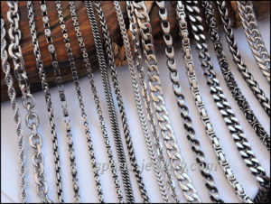 Stainless steel necklace chains photo Men's gift