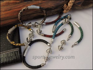 Python leather bracelet price buy