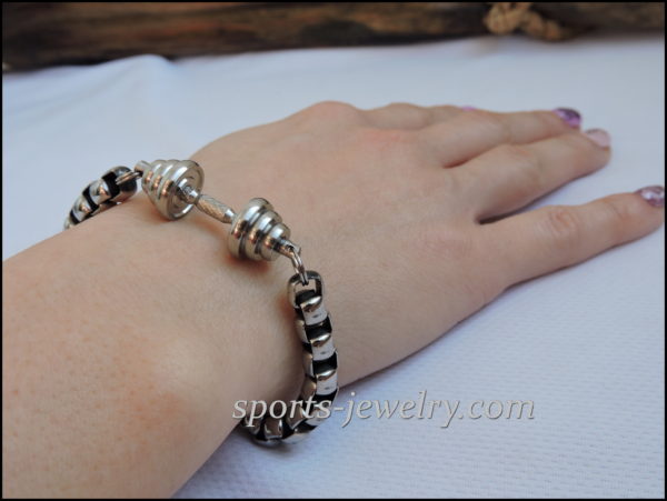 Gifts for sporty girls Stainless steel bracelet