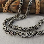 Byzantine necklace chain stainless steel