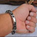 Byzantine bracelet stainless steel 04